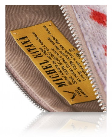 Шелковый (Бахмаль) Клатч-конверт-папка-косметичка (S) TURMERIC MISTERIUM! THINY_TURMERIC MISTERIUM!